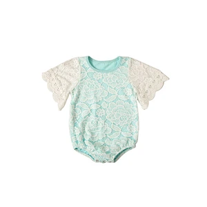 Best Selling Cute Lace Flower Romper For Baby Girl Romper