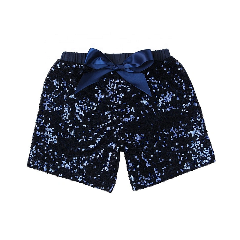 Customize Girls Fashionable Sequin Sparkling Shorts