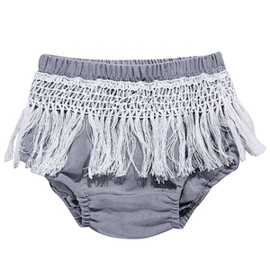 polyester cheap unique ruffle baby shorts
