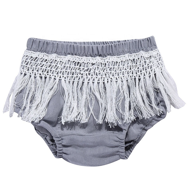 polyester cheap unique ruffle baby shorts