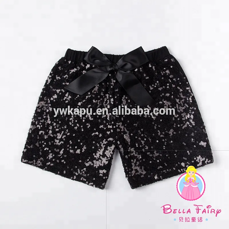 Wholesale children's boutique adult bulk baby sequin shorts baby clothes 2018