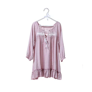 2018 beautiful children top wholesale girls party dress  tunic kids baby girl dresses