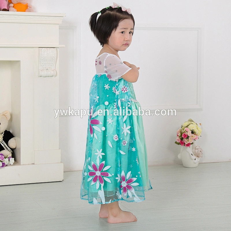 2015 new arrival quality princess cosplay costume frozen clothing set, snow queen baby prince dress