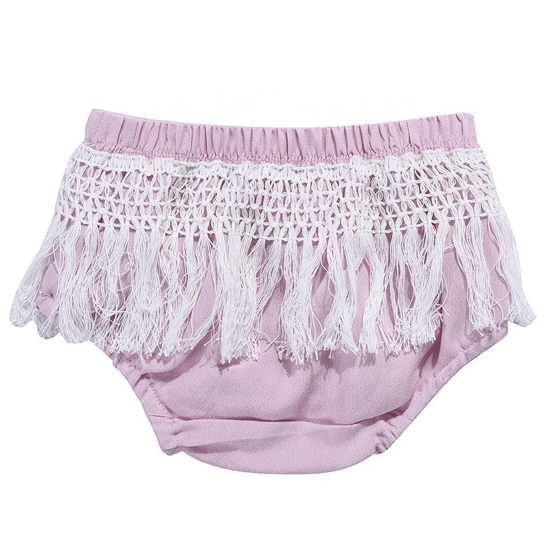 polyester lovely pretty ruffle baby shorts