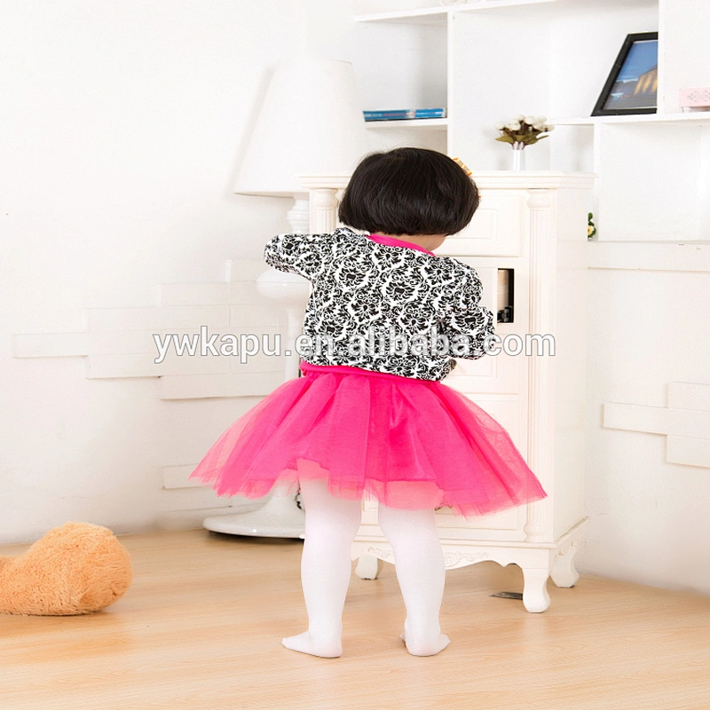 Toddler Girls Pink Dress Back to School Kids Clothes Girls Tutu Dress Top Set