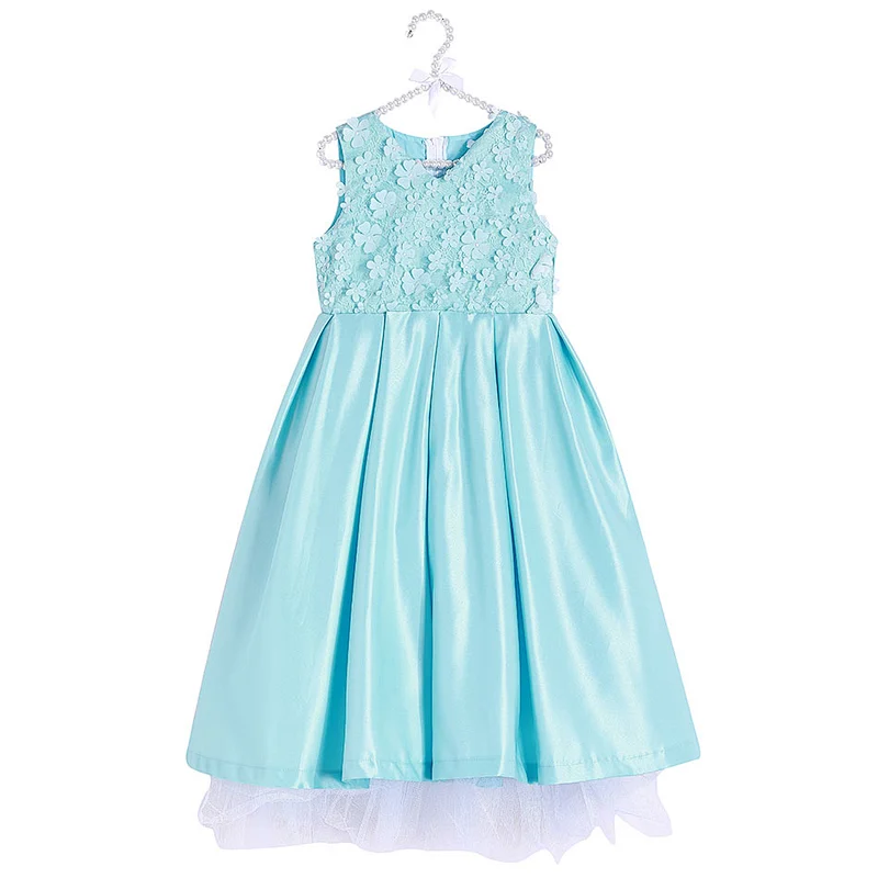 New arrival kids clothing fancy flower girl dress lace princess dress
