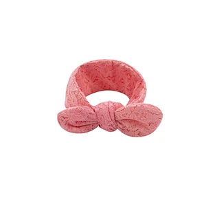 Hot Selling Baby Knitted  Big Bow Knot Cute Girl Headband