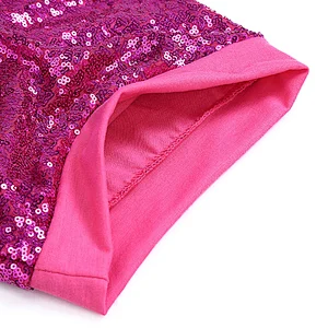 Fourth of july Wholesale clothing Children's Boutique  girl sequin mermaid playsuit dress wear for party
