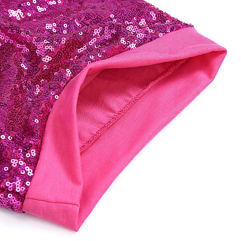 Fourth of july Wholesale clothing Children's Boutique  girl sequin mermaid playsuit dress wear for party