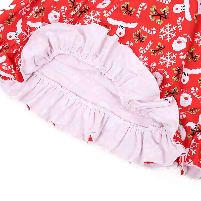 Wholesale Kids Ruffle Blouse with Bat Sleeve and Lace Collar Design