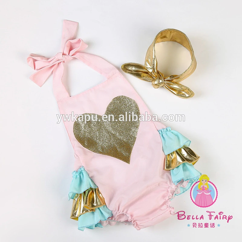 Factory direct sale Popular baby romper , baby sequin romper, wholesale children's boutique clothing