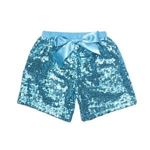 Customize Girls Fashionable Sequin Sparkling Shorts