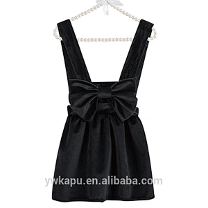 Girl's Pure Cashmere Like Bell Knitted Soft Strap Dress For Children