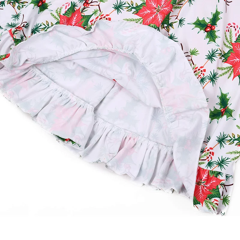 Fashion Blouse for Kids Girls with Ruffle Swing and Lace Square Collar Desgin
