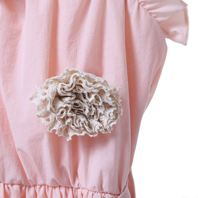 Hot Summer Baby Girls Clothing Lovely Dress Kids Flower Girls Party Wearing Bubble Dress