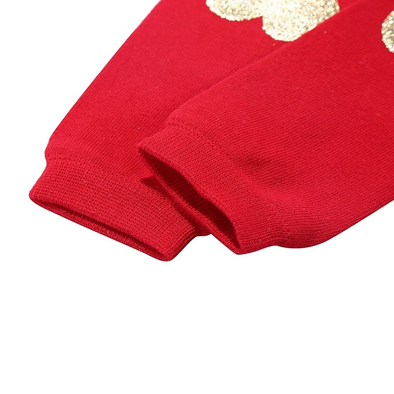Wholesale Baby Girls Hosiery Gold Print Heart Pattern Knitted Leg Warmers