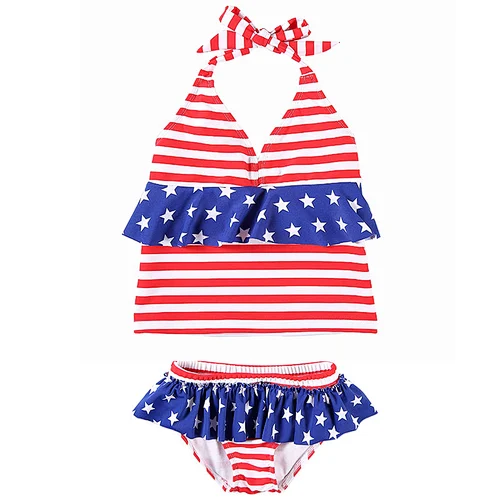 2019 High quantity New Swimming wear for kids children bath suit two pieces swimwear