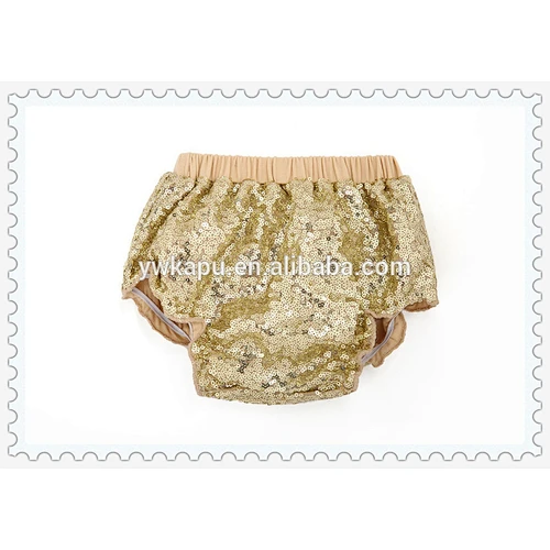 Infant Toddler Children Clothing Sequin Baby Bloomer , Adorable Baby Diaper, Wholesale Baby Sequin Shorts
