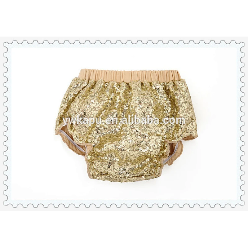 Infant Toddler Children Clothing Sequin Baby Bloomer , Adorable Baby Diaper, Wholesale Baby Sequin Shorts