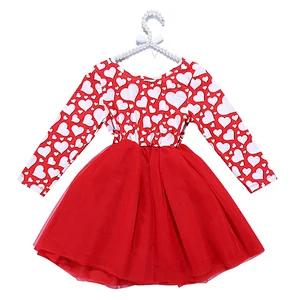 2019 comfortable spring girl dress children clothes girl long sleeve tulle dress