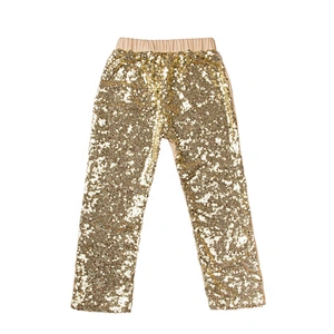 Comfortable Unisex Baby Sequin 80% Cotton Leggings Pants