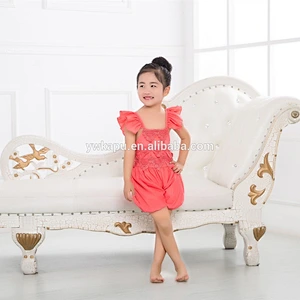 Cute baby new products fashion romper lace jumpsuit design for girl of 0-8 years