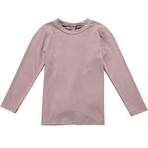 2018 wholesale girls boutique clothing baby girl tops lacing shirts