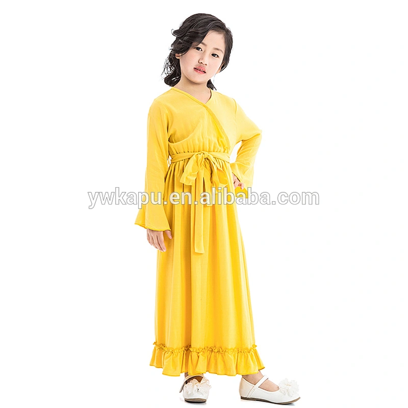 2018 child dress wholesale stylish spring infant boutique baby girl ruffle maxi dress