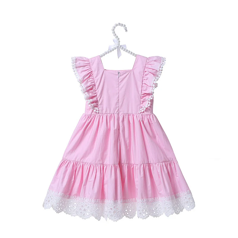 Manufacturer Direct Selling Kids Baby Girls Soft Cotton Dress Flower Girls Dress