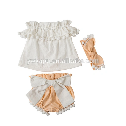 Casual Kids Outfit Baby Girls Clothes Sets Summer Suits Infant Clothing