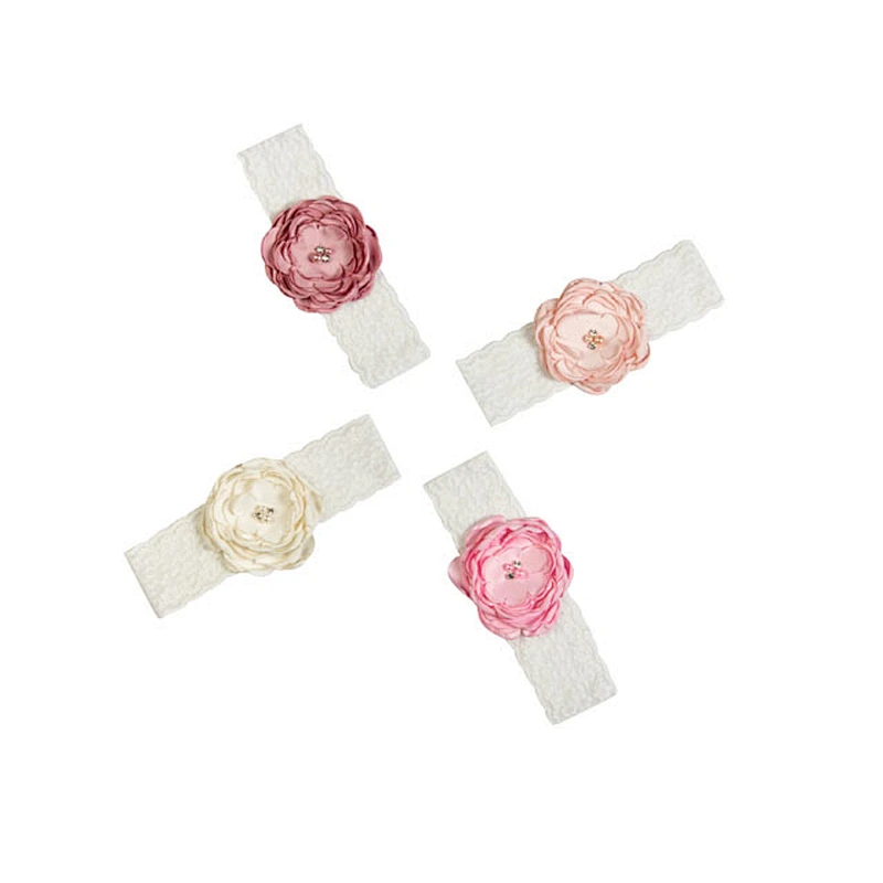 2018 High fashion baby girl lace flower baby headband