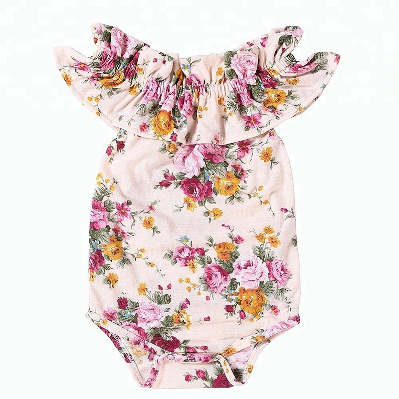 2018 Summer outdoor sleeveless stylish girl jumpsuit baby bodysuit
