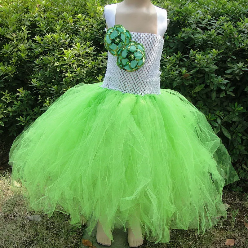 wholesaler 9' crochet tutus with two flowers
