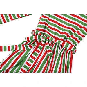 2018 Beautiful Kids Christmas High Low Dress with a Waist Belt