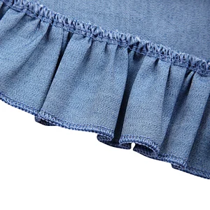 Popular Kid Cotton Trouser Denim Ruffle Shorts  Denim Shorts For Girl