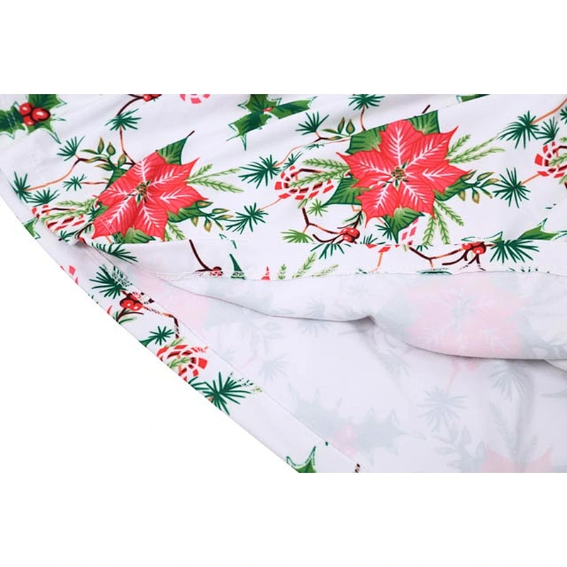 Factory Outlet Kids Christmas Costumes Girl A-Line Floral Dress
