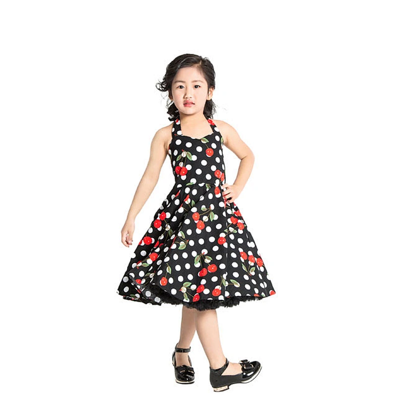 Kids Frock Designs Pictures Lovely Infant Girls Fruit Cherry Print Summer Dress Latest Children Dress
