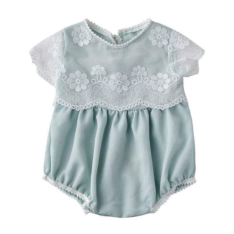 New arrival baby girl clothes newborn romper overalls