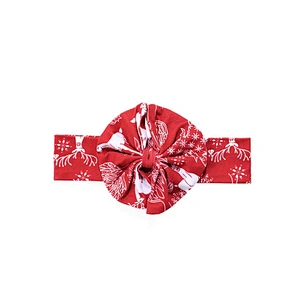 Festive Christmas Candy Cane Print Girls Headband for Christmas Party