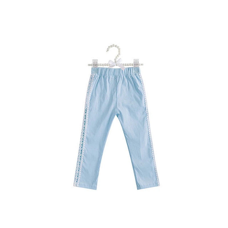 Latest Kids Cotton Boutique Pants Bulk Sale Plain Color Baby Girls Leggings