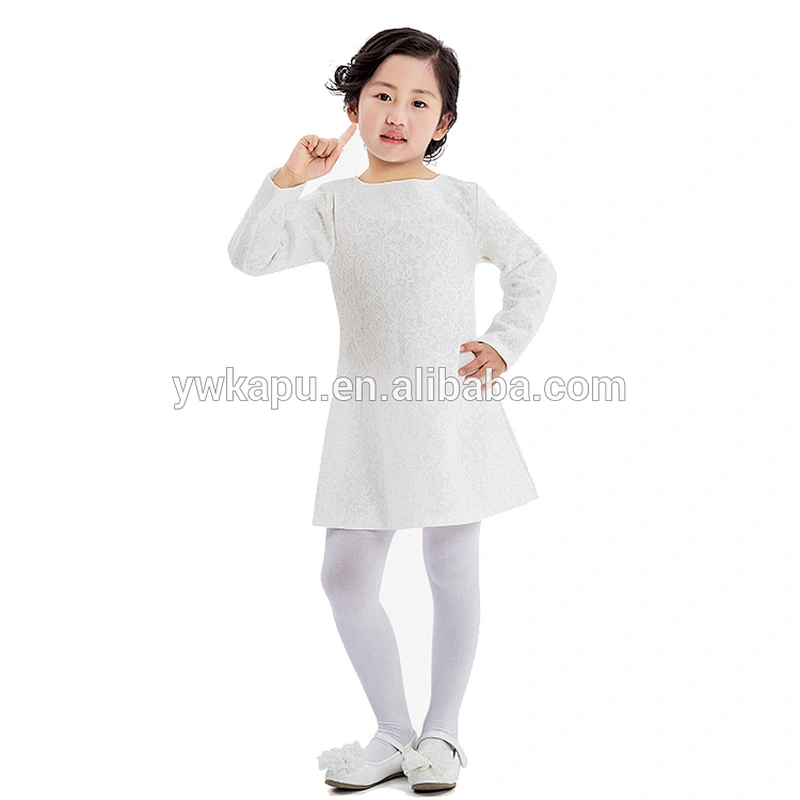 New listed long sleeve medium style children fancy spring lace dress