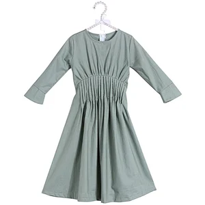 2018 fashionable girl boutique clothing elegant girl dress long sleeve long dress