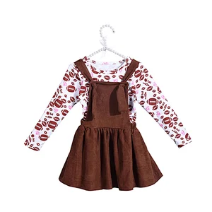 Kids Girls Winter Long Sleeve Casual Dress Set