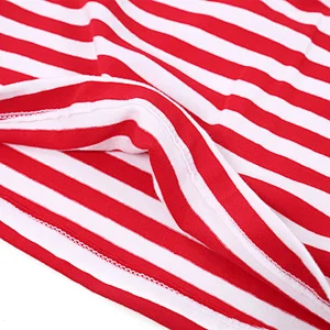 Promotional Children Spring Fall T Shirt with Strip Pattern
