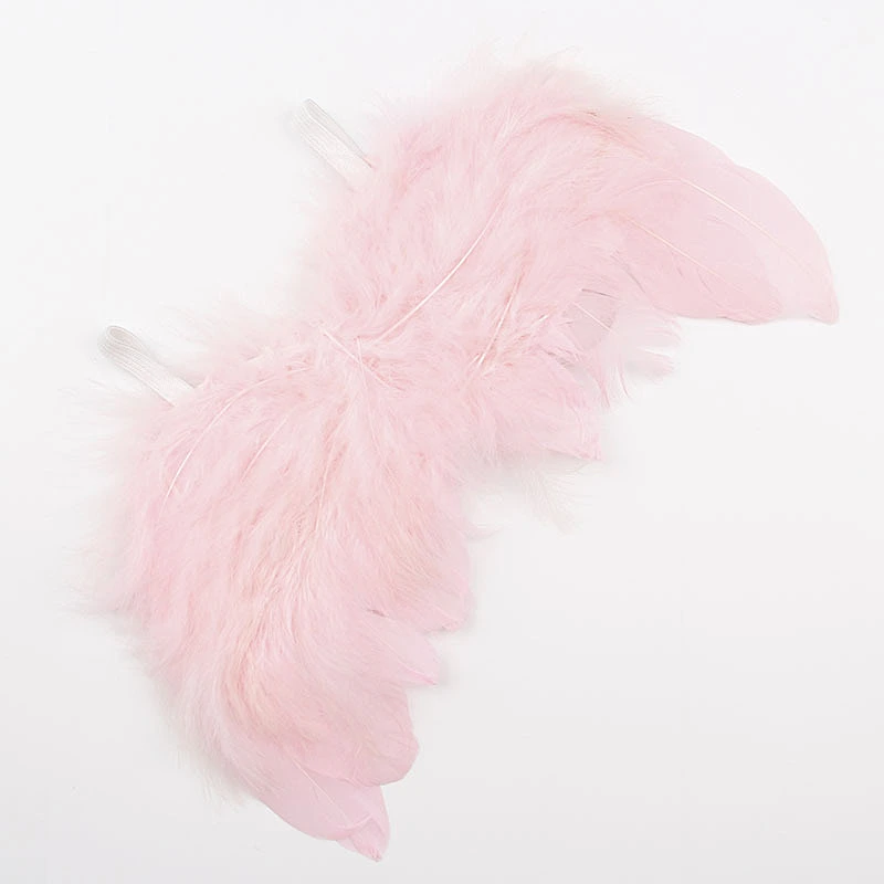 White Newborn Baby Feather Fairy Angel Wings Photography Props