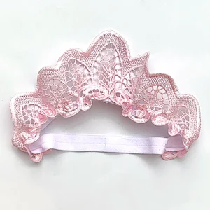 New design pink flutter baby girl clothing tulle tutu skirt set with princess headband