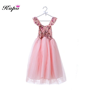 New styles Flower Girl Dress polyester for 3 year girl party dress