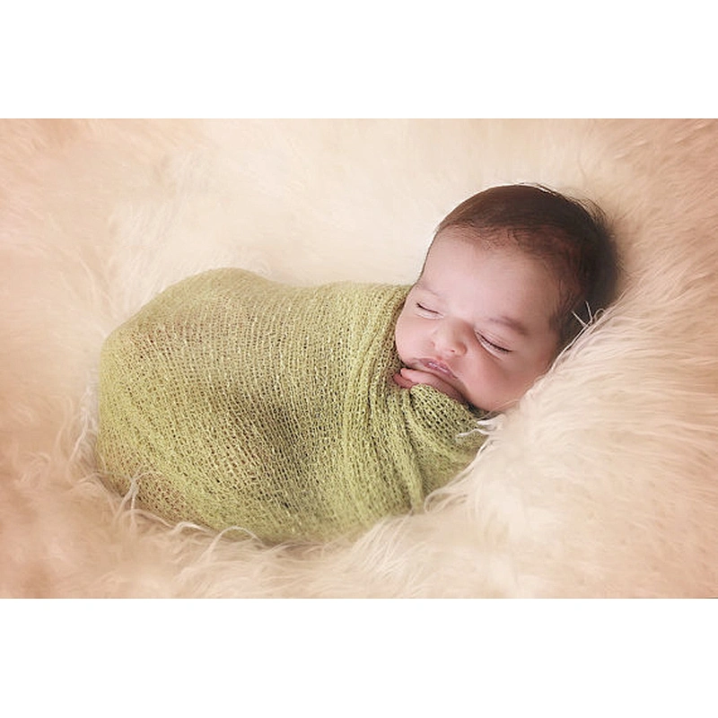 KAPU Soft Cotton Newborn Stretch  Wrap Photography Props For baby