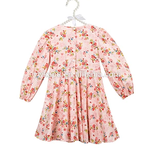 Kapu toddler clothing flower girl dress patterns wholesale girls cotton frock designs dress