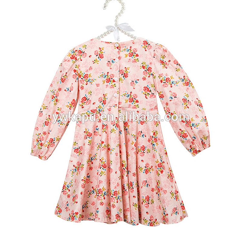 Kapu toddler clothing flower girl dress patterns wholesale girls cotton frock designs dress